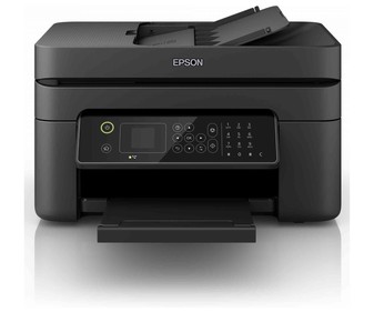 Impresora multifunción EPSON WorkForce WF-2840DWF, WiFi, imprime, copia, escanea, alimentador automático.