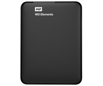 Disco duro externo 750GB WESTERN DIGITAL Elements, negro, tamaño 2,5", Usb 3.0 y 2.0.